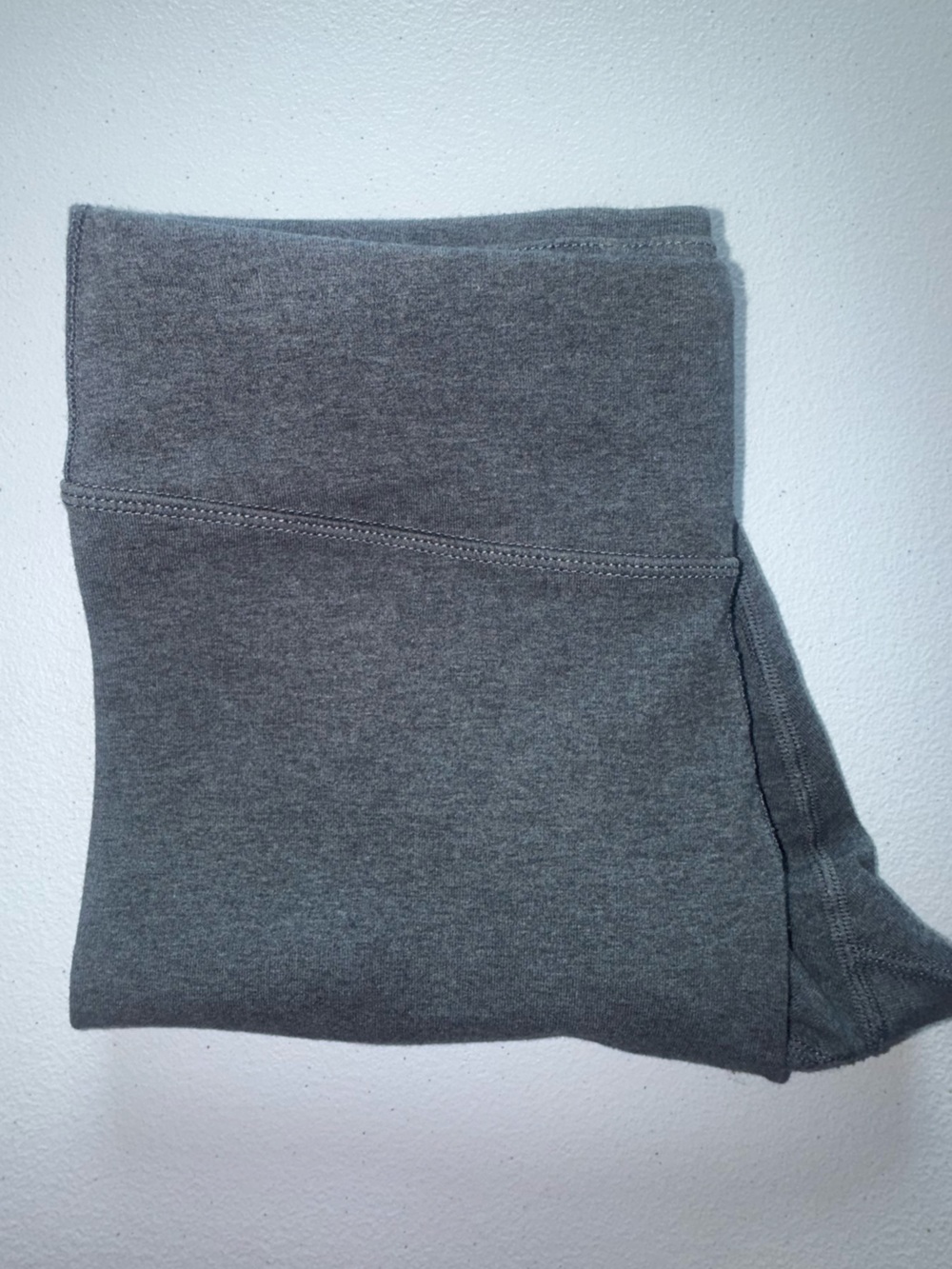 PACT NWOT Organic Cotton Leggings Small Heather Gray Full Length High Rise - Picture 5 of 8